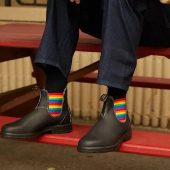 NEW Blundstone Rainbow Chelsea Boots Leather  Factory 2nds - Picture 5 of 10